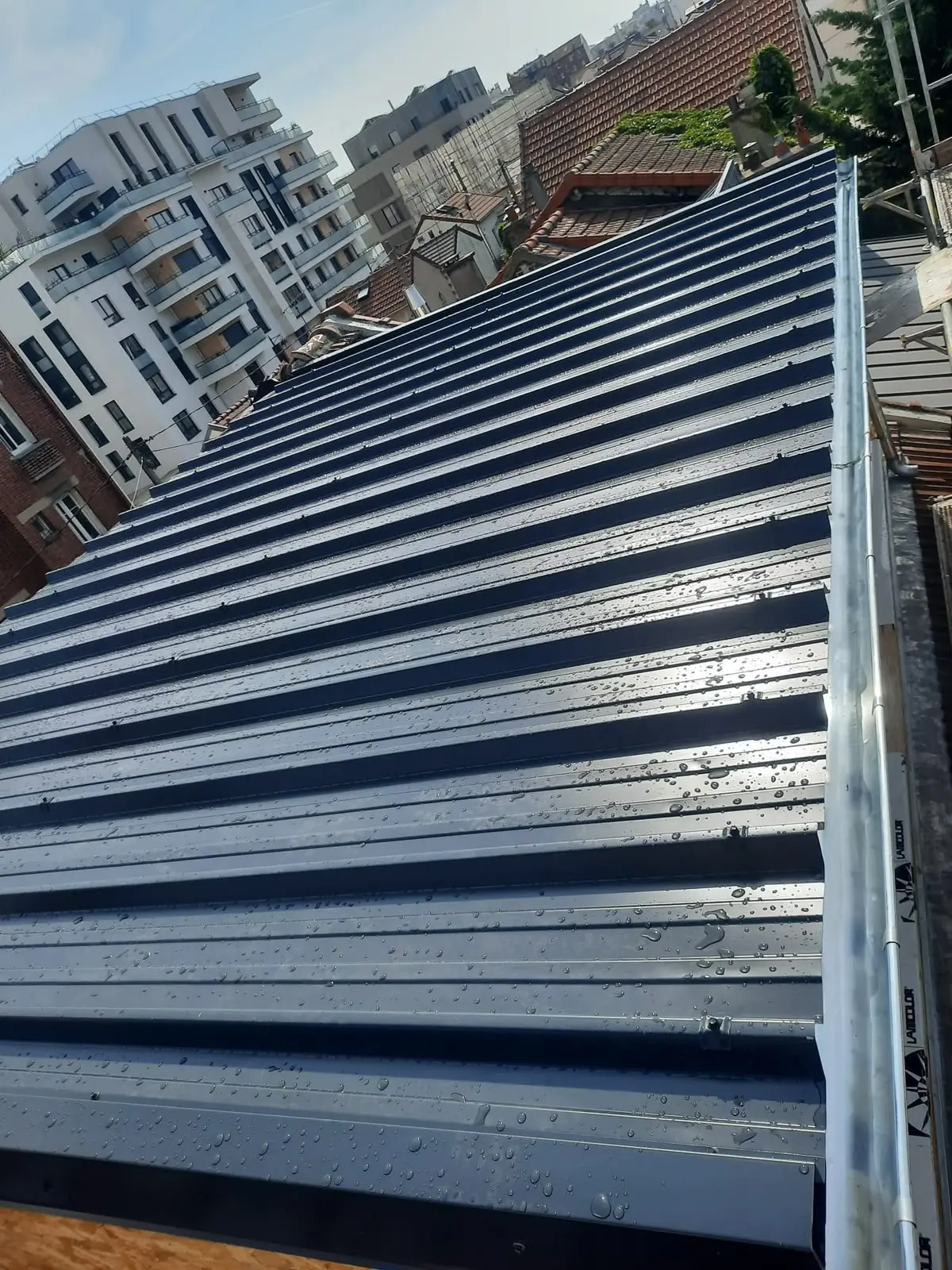 Toiture en bac acier rénovée à Marmande